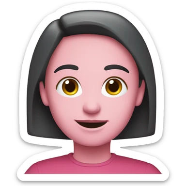 linkedin logo pink sticker