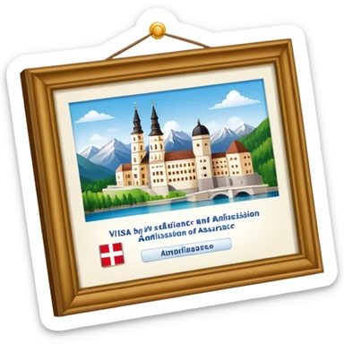 ree education in Austria 🇦🇹 – step-by-step guidance 📚, visa support 🛂, and admission assistance ✉️. Start your journey now! ✈️ sticker