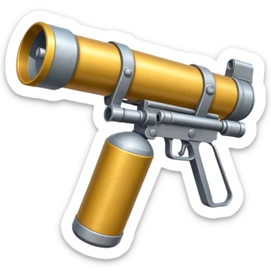 Shoulder mounted rocket launcher sticker