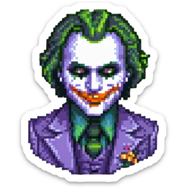 Joker from DC comics sticker