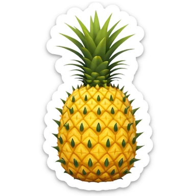 upside down pineapple sticker
