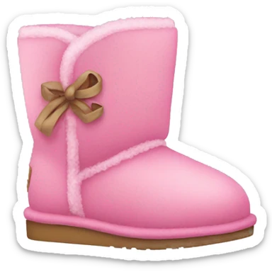 Uggs but pink sticker