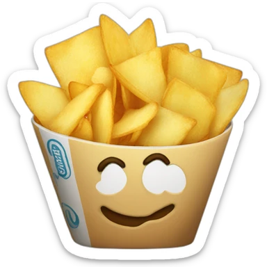 Chips la plus piquante sticker