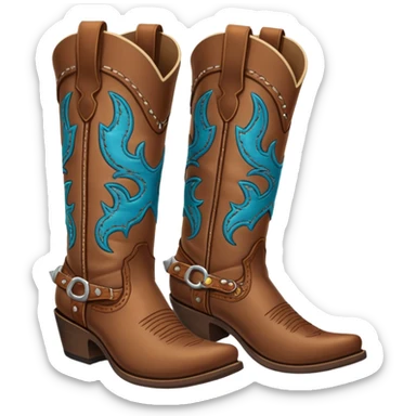 western boots sticker