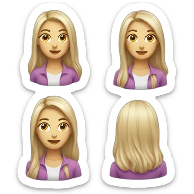 ux/ui designer girl sticker