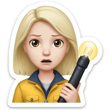 dead by daylight sable ward with a flashlight sticker