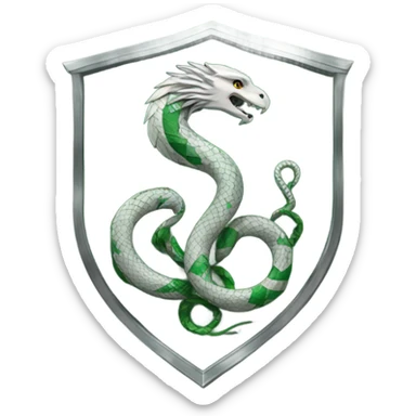 Slytherin House Crest sticker
