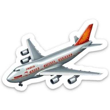 Air India b747 old with gears sticker