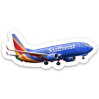 Southwest Airlines Boeing 737-800 (Heart One livery) sticker