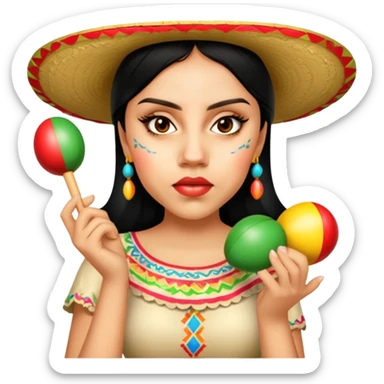 Meraca Musician sticker