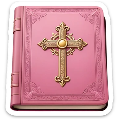 Pink bible sticker