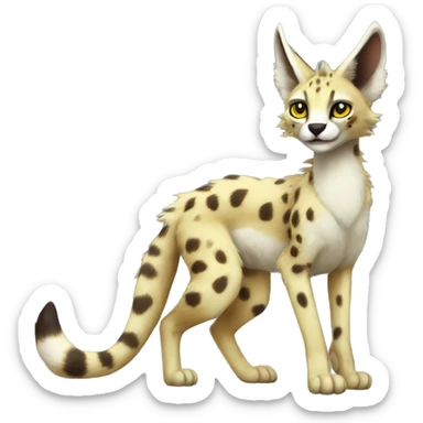 Sergal-Serval-Vernid full body sticker