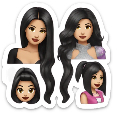 Selena Gomez and Nicki Minaj sticker