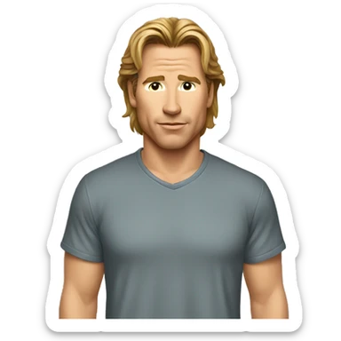 val-kilmer cartoon wearing tee sticker