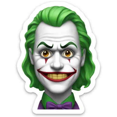 Joker from dc sticker