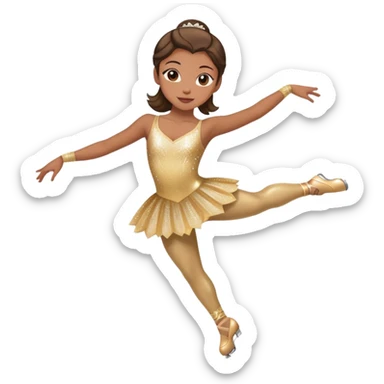 figure skater sticker