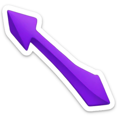 right arrow violet sticker