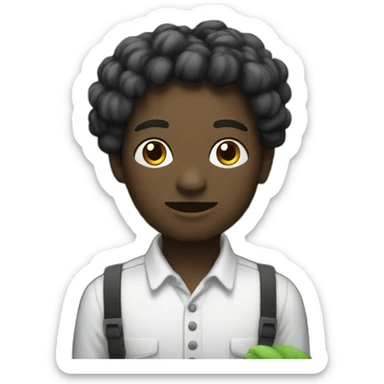 UN NOIR DANS UNE PLANTATION DE COTON sticker