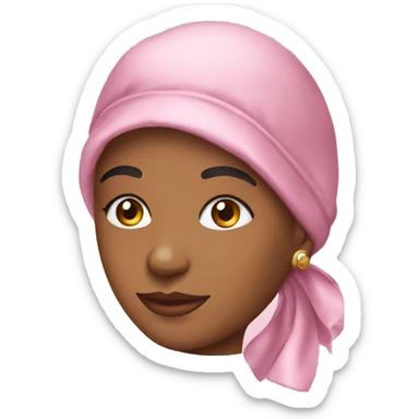 Satin bonnet  sticker