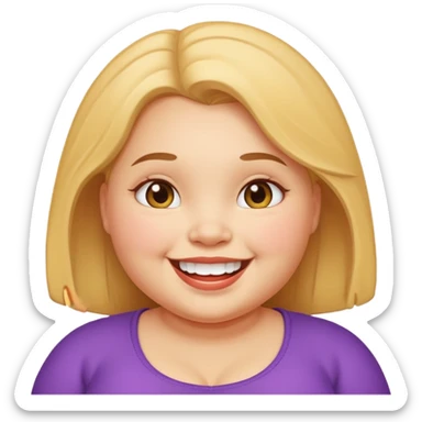 chubby girl oobs sticker