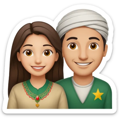 Algerian husband and kurdish girl marriage sticker