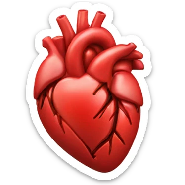 Realistic-heart-reaction-symbol sticker