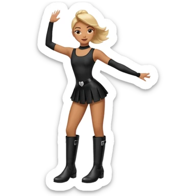 drill team dance boots sticker