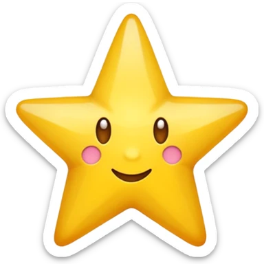 EMOJI DE ESTRELLA PERO SOLO UNA MITAD sticker