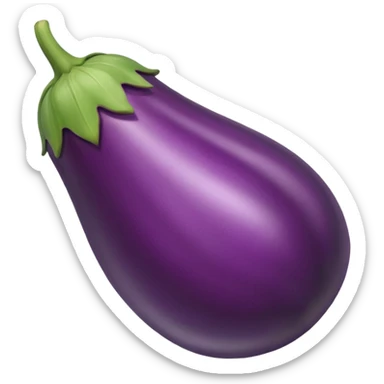eggplant sticker