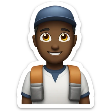 delivery boy sticker