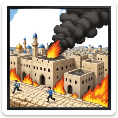 Jerusalem war  sticker