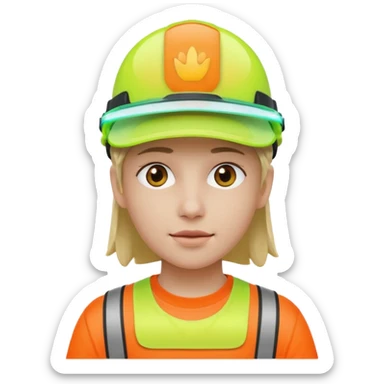 Neon Visor Gamer sticker