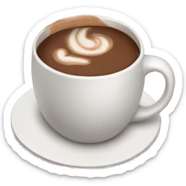 Hot cocoa sticker