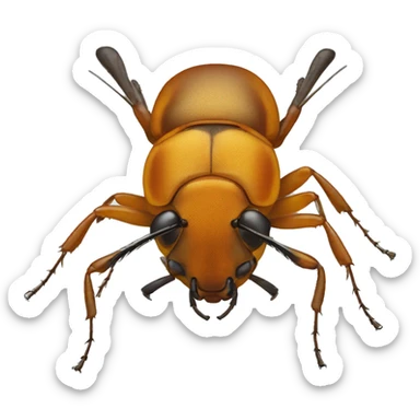 bombardier beetle  sticker