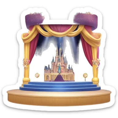 miss universe stage sticker