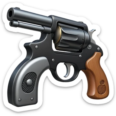Create a real gun  sticker