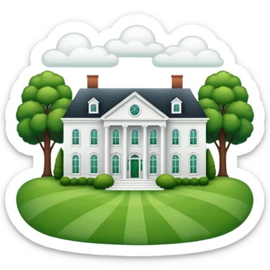 nice big house sticker