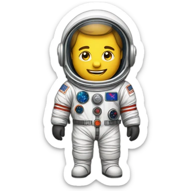 Cosmonaut sticker