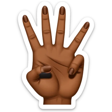 Vice lord hand sign sticker