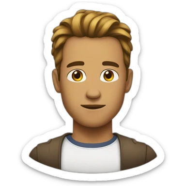 chad jawline sticker