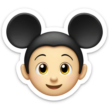 Mickey and Minine mouse sticker