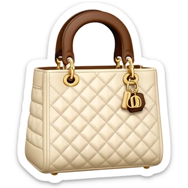 lady dior cream sticker