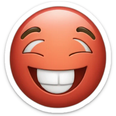 A smile face joing his heart sticker