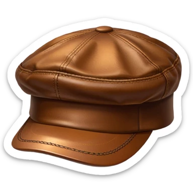 brown cap sticker