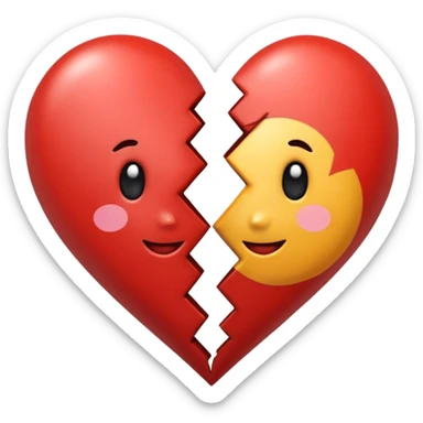 zwei hände in herzform aus denen unterschiedlich große herzen schweben sticker