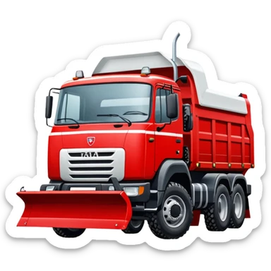 cestarske vozidlo s pluhom  nakladne vozuidla sypac tatra 815 sticker