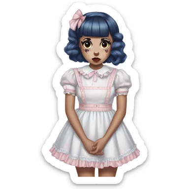 melanie martinez crybaby lolita look sticker