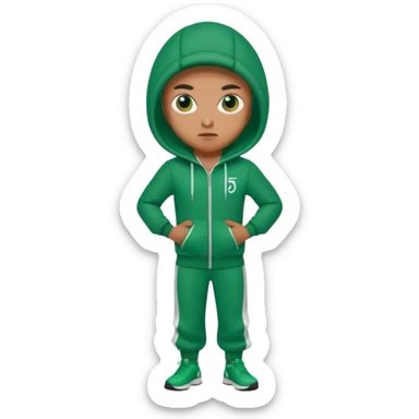 squid game player 456 sticker