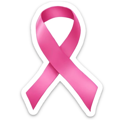 pink ribbon  sticker