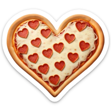 coquette pizza sticker